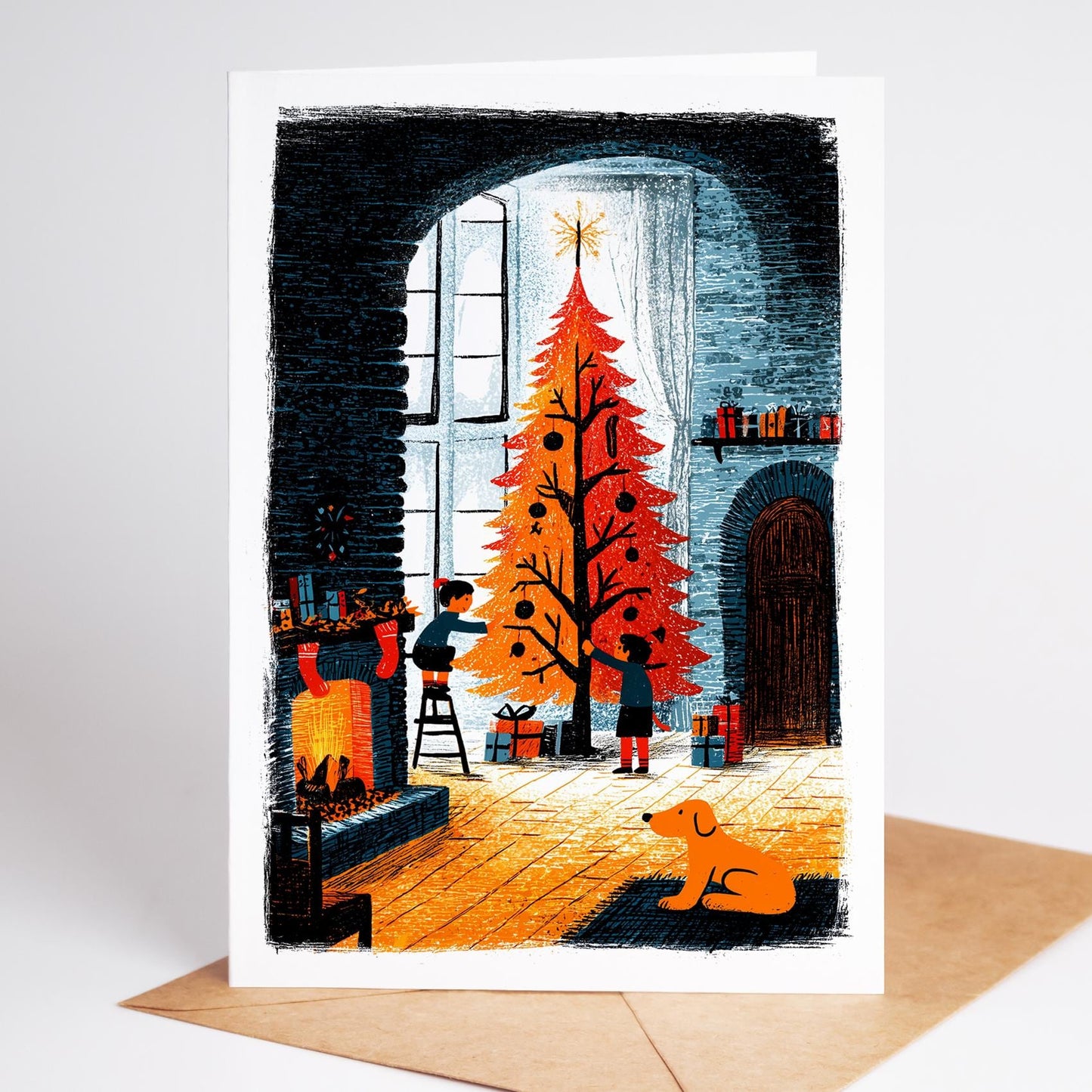 Christmas Greeting Card Set β 10 Unique Holiday Cards β A2 4.25x5.5 β Blank Inside β Includes Envelopes β Winter & Christmas Designs