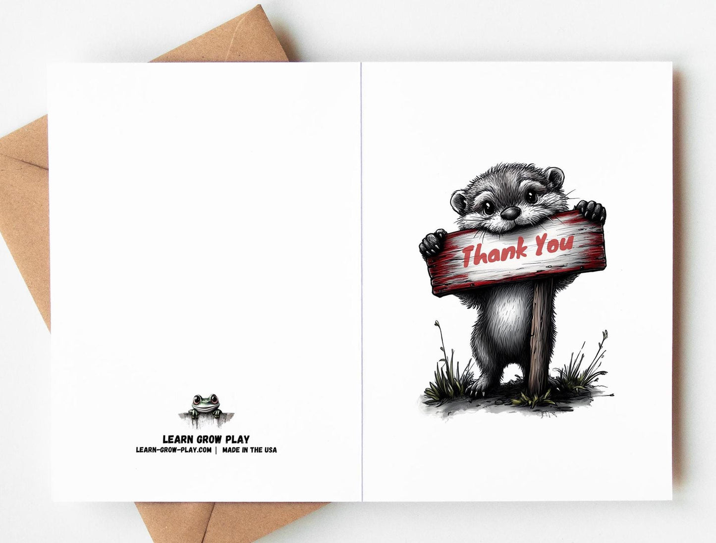 Adorable Otter Thank You Cards