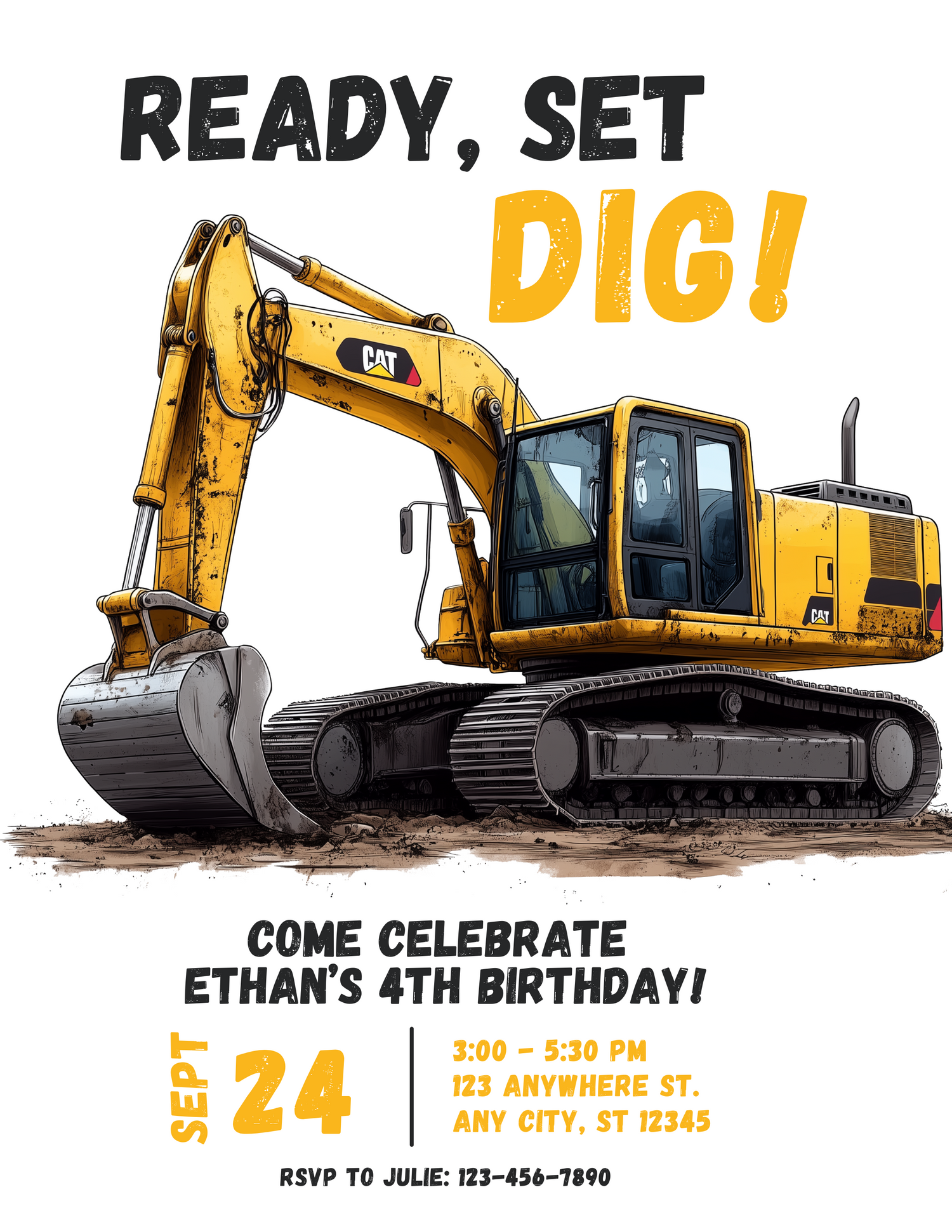 Custom Birthday Invitations – Printed & Digital Options