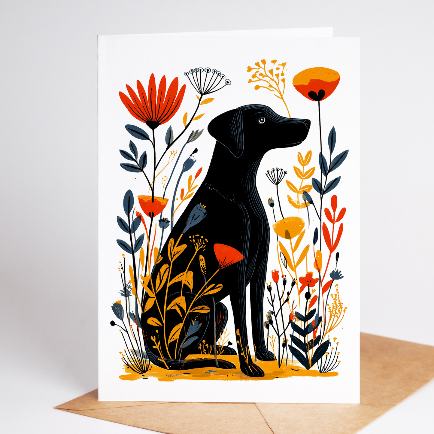 Mix & Match Dog Greeting Cards | Choose Any 10 Breeds | Folk Art Dog Card Set