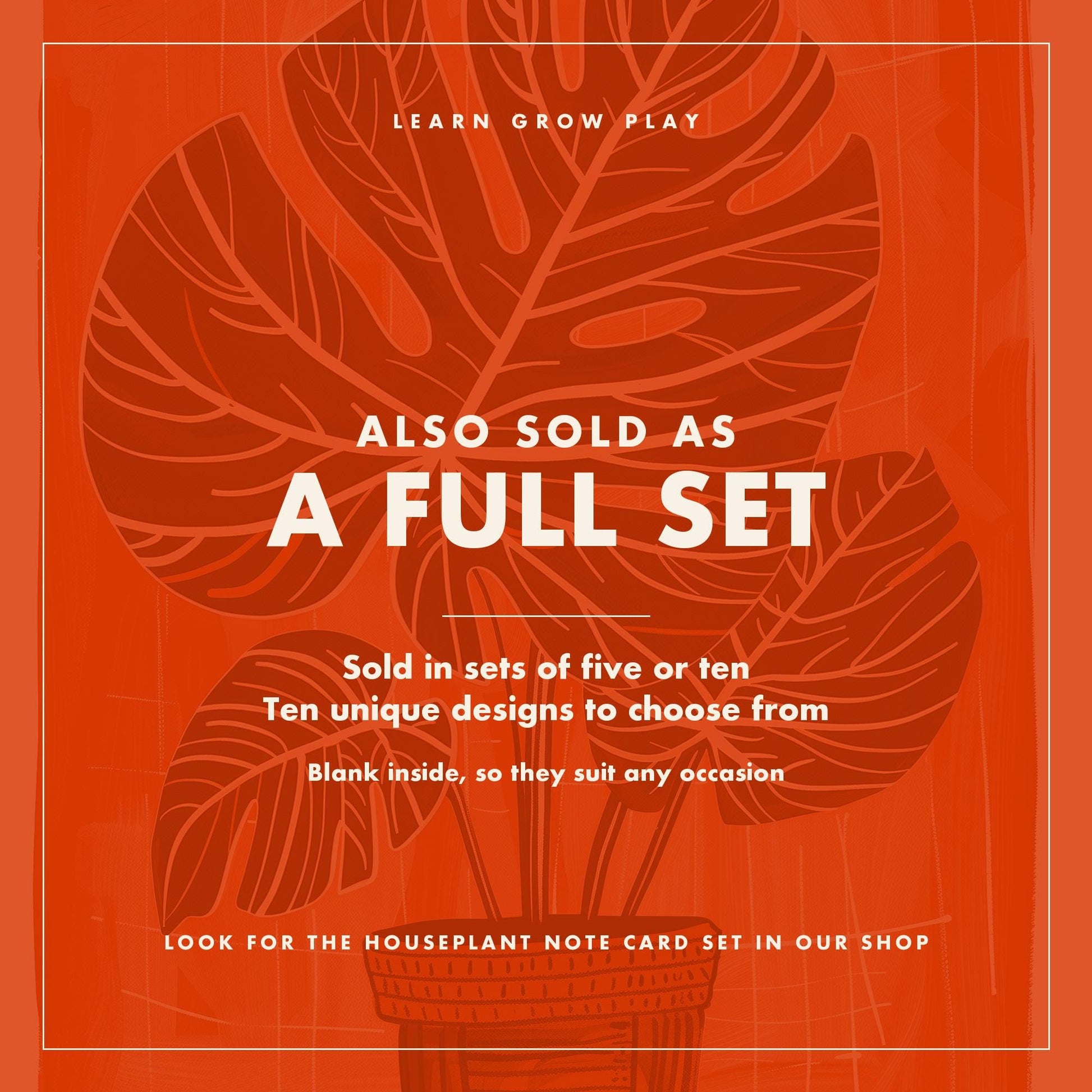 New Home Card, Houseplant Housewarming Card