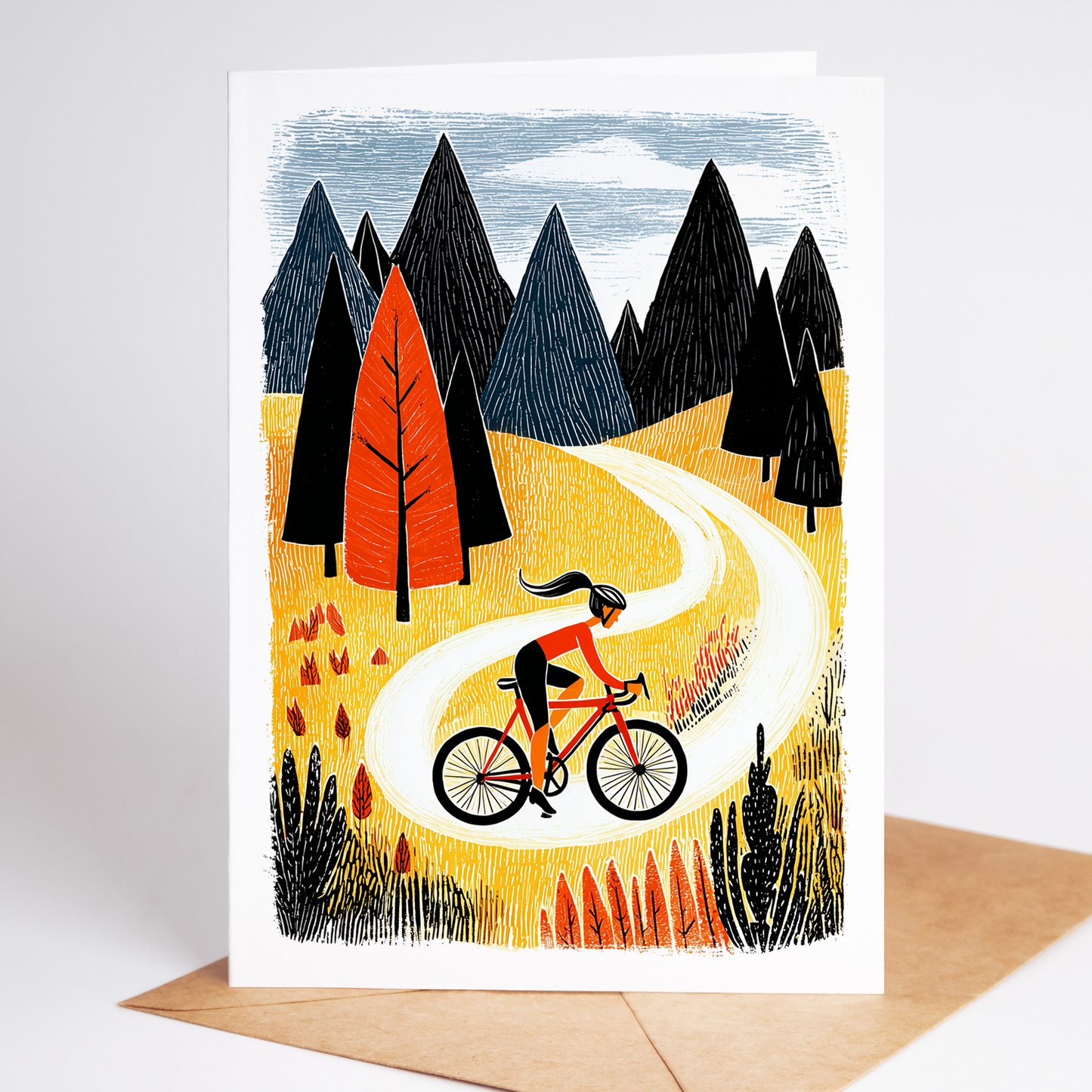All-Female Cycling Greeting Cards | Set of 10 Illustrated Women Cyclists