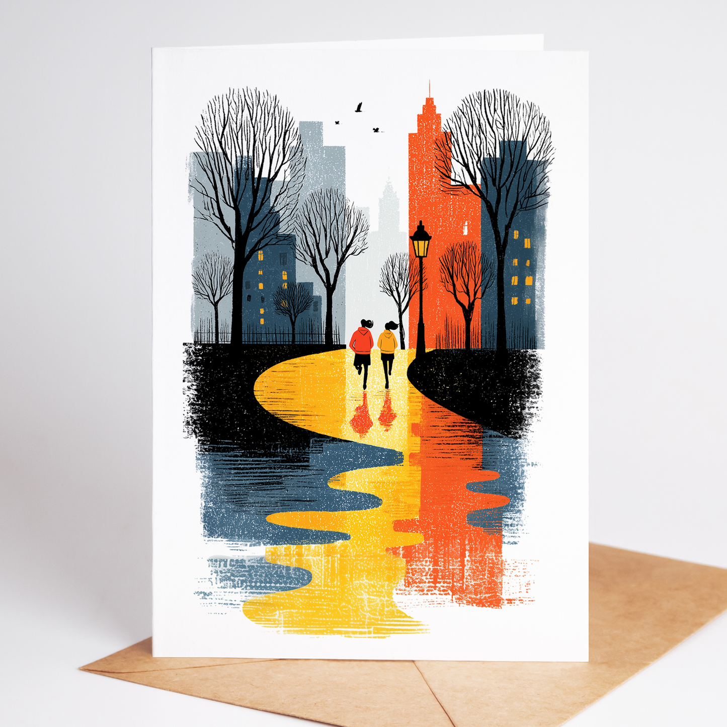 Women’s Running Greeting Card Set (10 Cards) | Female Jogger Fitness Note Cards | Blank Inside
