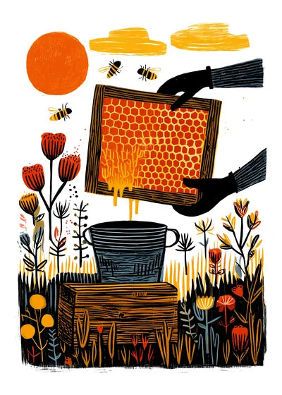Beekeeping card set